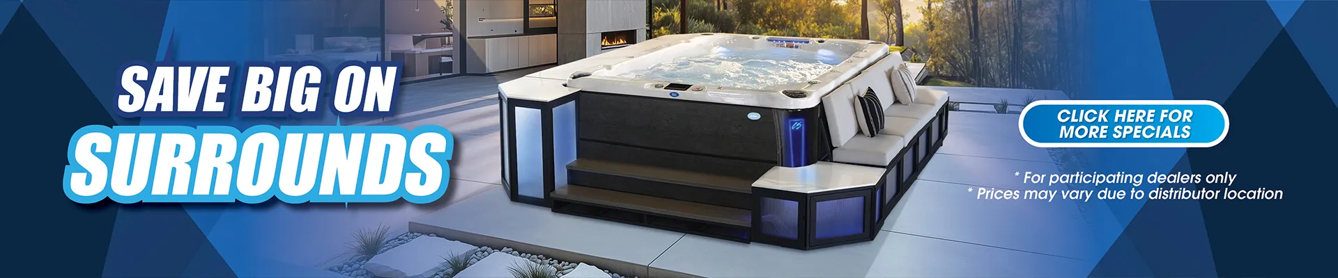 Calspas hot tub being used in a family setting - Greenlawn